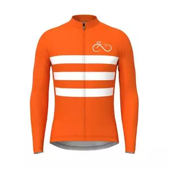 Мужские велосипедные майки в полоску, новинка 2023 года, летние рубашки с длинным рукавом для велоспорта, топы для горного и шоссейного велосипеда, быстросохнущая велосипедная одежда XS
