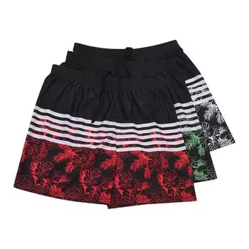 Мужские весенне-летние брюки для плавания и шорты для пляжного серфинга, купальник One Size чёрный