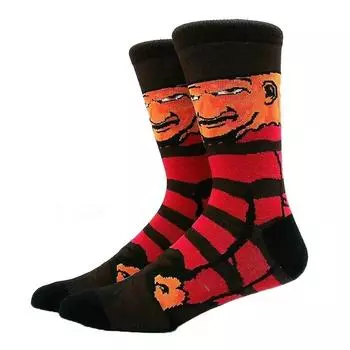 Мужские весенне-осенние креативные забавные высокие носки для скейтбординга 1 pair