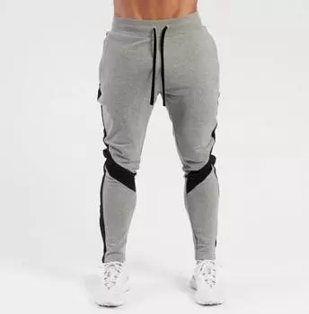 Мужские весенне-осенние модные брендовые спортивные и повседневные брюки однотонные микроэластичные брюки с узкими ножками XXXL белый