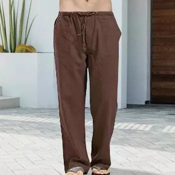 Мужские весенние брюки, широкие брюки, прямые тонкие боковые карманы, эластичная резинка на талии, однотонные спортивные штаны для тренировок в тренажерном зале, длинные брюки L темно-серого