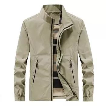 Мужские весенние и осенние новые куртки Мужские куртки Молодежные повседневные универсальные куртки M