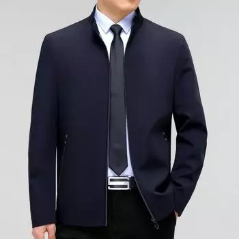 Мужские весенние и осенние тонкие мужские пиджаки с лацканами, пиджаки для руководителей, одежда для пап среднего возраста, деловые топы для государственных служащих 170