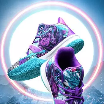 Мужские весенние новые дышащие баскетбольные кроссовки с граффити, кроссовки 36