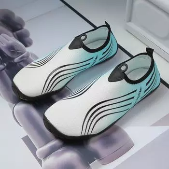 Мужские водные кроссовки для плавания, пляжная быстросохнущая обувь для прогулок, уличная повседневная обувь, дышащие пляжные сандалии для пар, размер 36-46 46 зелёный