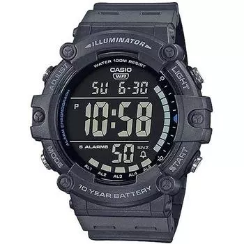Мужские водонепроницаемые электронные часы Casio для дайверов с аккумулятором AE-1500WH-8B