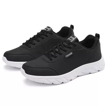 Мужские водонепроницаемые и легкие повседневные кроссовки для бега для мужчин больших размеров 39-46, удобные мужские черные спортивные туфли 38 серый