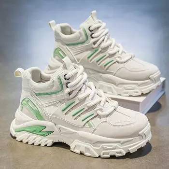 Мужские водонепроницаемые нескользящие походные и рабочие ботинки: Увеличивающие рост, толстая подошва, стиль Martin 40