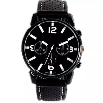 Мужские водонепроницаемые светящиеся наручные часы-будильник для бега One Size