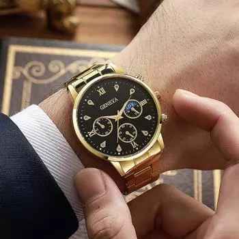 Мужские водонепроницаемые светящиеся наручные часы-будильник для бега One Size