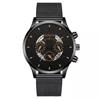 Мужские водонепроницаемые светящиеся наручные часы-будильник для бега One Size