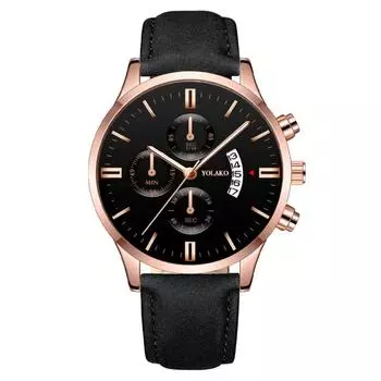 Мужские водонепроницаемые светящиеся наручные часы-будильник для бега One Size