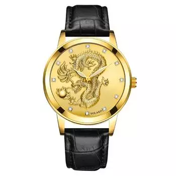 Мужские водонепроницаемые светящиеся наручные часы-будильник для бега One Size бронзовый