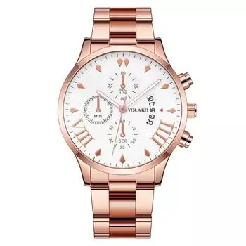 Мужские водонепроницаемые светящиеся наручные часы-будильник для бега One Size розовый