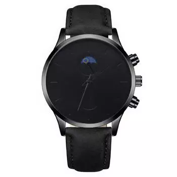 Мужские водонепроницаемые светящиеся наручные часы-будильник для бега One Size чёрный