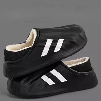 Мужские водонепроницаемые тапочки для улицы 40-41 чёрный