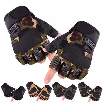 Мужские военные армейские перчатки с полупальцами, тактические мотоциклетные перчатки без пальцев Cyclin OH