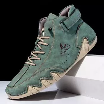 Мужские высокие ботинки Octopus Martin – теплые повседневные американские туфли-лодочки на осень и зиму 48