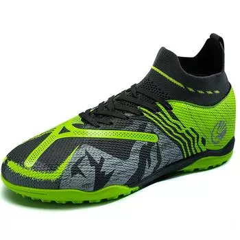 Мужские высокие футбольные бутсы Sock Mouth, молодежная спортивная обувь, футбольные тренировочные бутсы Art Makeup Lawn, детские футбольные бутсы 34 розовый/белый