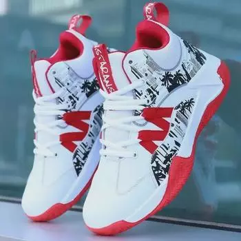 Мужские высокие кожаные водонепроницаемые кроссовки для баскетбола и скейтборда 39