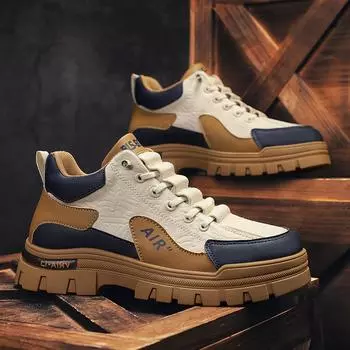 Мужские высокие кроссовки 2024 года, летние удобные дышащие дизайнерские туфли на платформе, мужские модные повседневные кроссовки для бега на открытом воздухе 39