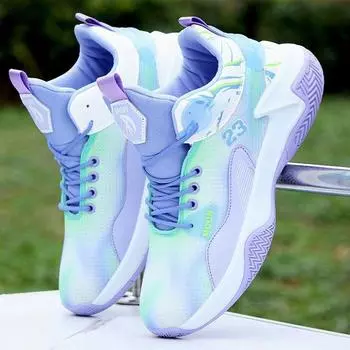 Мужские высокие спортивные баскетбольные кроссовки - модная весенняя повседневная обувь 38