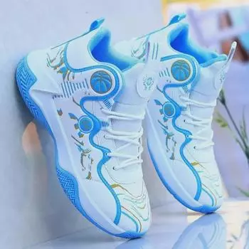 Мужские высокие водонепроницаемые кожаные кроссовки для баскетбола и скейтборда Size 40