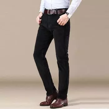 Мужские высококачественные деловые повседневные вельветовые костюмы, брюки, мужские износостойкие, гибкие, облегающие, эластичные, текстурированные, мужские повседневные брюки 28 красный