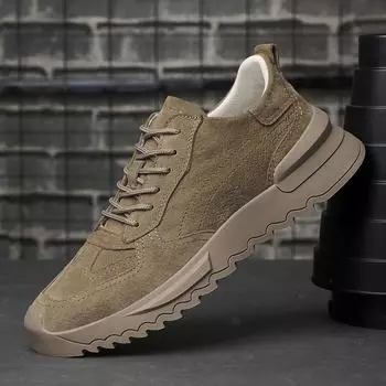 Мужские замшевые туфли из натуральной кожи, нескользящие повседневные туфли, высококачественные мужские туфли для скейтбординга, дышащие мужские туфли для скейтбординга 43