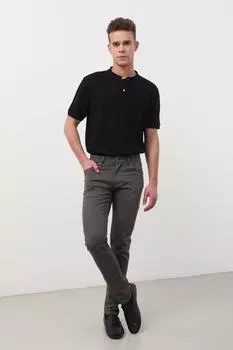 Мужские зауженные брюки из габардина «Иисус», хаки