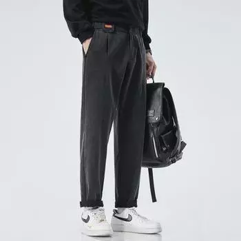 Мужские зауженные шаровары из лиоцелла, устойчивые к складкам L (120 jin)