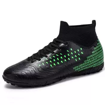 Мужские/женские футбольные бутсы, короткие носки с высоким берцем в помещении и на улице, детские футбольные кроссовки из искусственного ворка с портами 36 белый