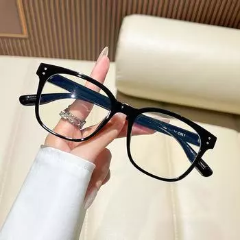 Мужские Женские Очки Блокирующие Синий Свет Оптические Очки Компьютерные Очки Оверсайз Квадратная Рама Модные Защитные Очки