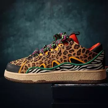 Мужские/женские повседневные кроссовки из микрофибры большого размера для улицы 36 чёрный