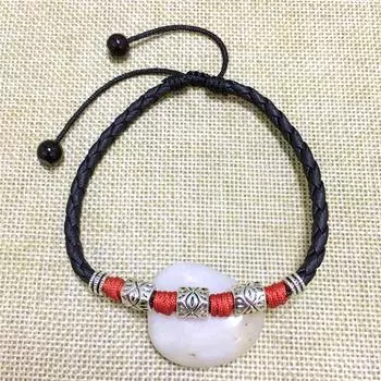 Мужские женские веревочные браслеты ручной работы на щиколотке, сандалии босиком, пляжные украшения чёрный