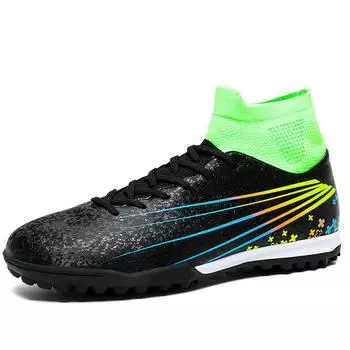 Мужские/женские высокие носки 35–47, сапоги-порталы, резиновые мягкие мощные короткие повседневные детские футбольные кроссовки с индивидуальным чехлом 35 белый