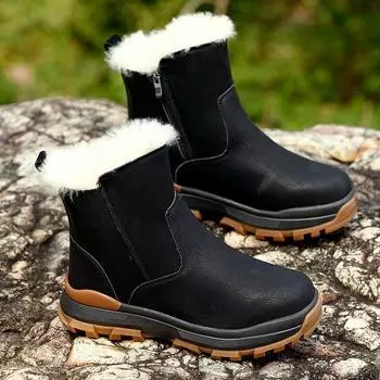 «Мужские зимние ботинки для снегоступов с шерстяной подкладкой и бархатом для экстремальных холодов, температура -40°» 44