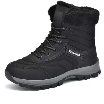 Мужские зимние ботинки унисекс, большие размеры, зимние, утепленные, бархатные, зимние ботинки, женские зимние ботинки 37 белый