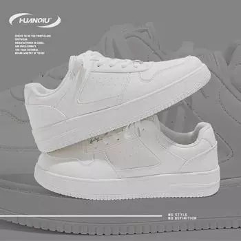 Мужские зимние хлопковые кроссовки на толстой подошве - с теплой бархатной подкладкой (ZHQ-HY096-1) 43