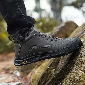 Мужские зимние новые флисовые утепленные низкие рабочие ботинки для страховки Мужские рабочие комбинезоны для альпинизма на открытом воздухе 39