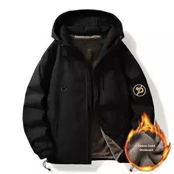 Мужские зимние пальто Cozy Up, водонепроницаемая куртка, теплая флисовая парка, плащи с множеством карманов M темно-коричневого