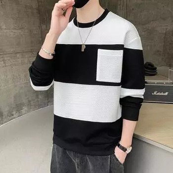 Мужские зимние свитера в корейском стиле, мужские теплые свитера, мужские модные свитера, цветные узоры, мужские шерстяные пуловеры для мужчин S