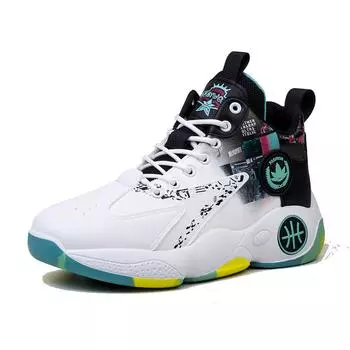 Мужские зимние удобные модные повседневные баскетбольные кроссовки на толстой подошве 45 синий