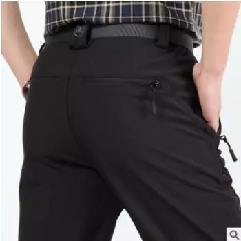 Мужские зимние водонепроницаемые походные брюки для кемпинга, скалолазания, рыбалки, катания на лыжах, флисовые теплые брюки 2XL армия зеленый