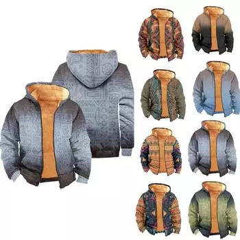 Мужское бархатное пальто с длинным рукавом и карманом Fashion Plus L чёрный