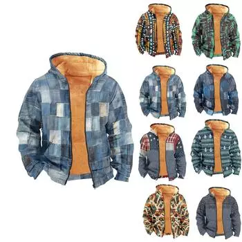 Мужское бархатное пальто с длинным рукавом и карманом Fashion Plus XXXXL жёлтый