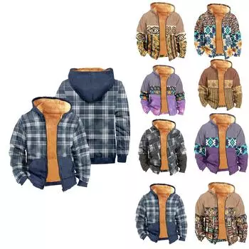 Мужское бархатное пальто с длинным рукавом и карманом Fashion Plus XXXL синий