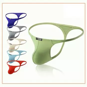 Мужское бикини, бесшовное нижнее белье-стринги, мужские трусы, стринги, сексуальное женское белье M