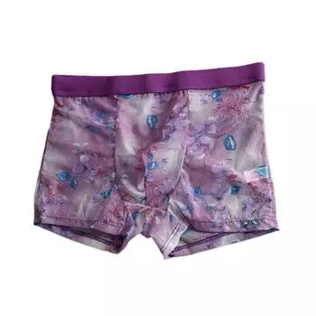 Мужское боксерское нижнее белье средней посадки, удобной посадки, высокой эластичности, шорты, трусы, кружевное сетчатое бесшовное нижнее белье 3XL