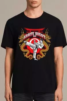 Мужское черное каратэ додзё